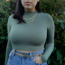 Load image into Gallery viewer, Mia Long Sleeve Top (OLIVE)
