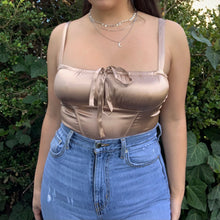 Load image into Gallery viewer, Scarlett Corset Top (CHAMPAGNE)
